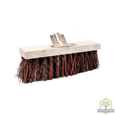 Balai cantonnier piassava super 33 cm emmanchure métal