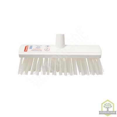 Balai cantonnier alimentaire nylon cristal 30 cm stérilisable