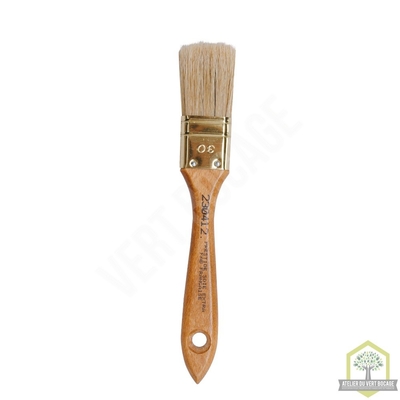 Pinceau pure soie 30 mm à laquer et bricoler