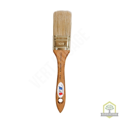 Pinceau pure soie 40 mm à laquer et bricoler