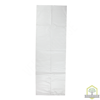 Sac poubelle plastique 130 L 50 microns Blanc