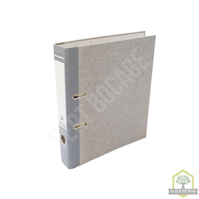 Classeur carton A4 à levier L28 x H32 cm - Dos 5 cm