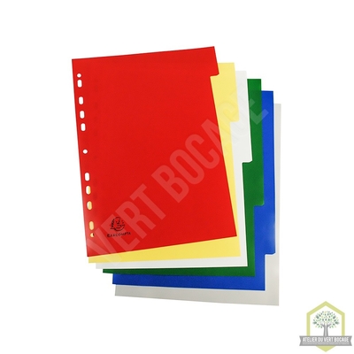 Jeu d'intercalaires polypro 6 positions