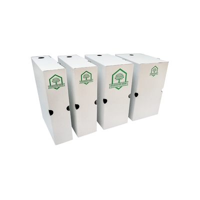 Boîtes à archives Dos 8 cm - Fermeture Horizontale ou Verticale - Lot de 10