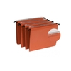 Dossier suspendu Kraft Tiroir Fond Plat 30 mm Orange - Boîte de 25