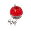Distributeur de trombones transparent (20 trombones inclus)