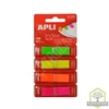Index / Marque-page en Z auto-adhésifs 12 x 45 Assorties 4 couleurs Fluo - Lot de 160