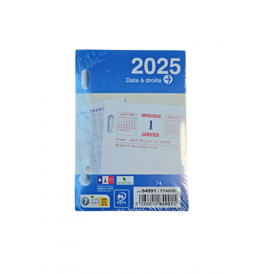 Bloc éphéméride Date à Droite