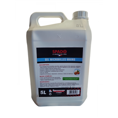 Savon crème atelier microbille - Parfum Lavande en bidon de 5 L avec pompe