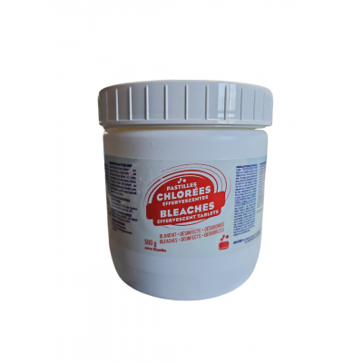 Pastilles javel effervescentes boite 500 gr